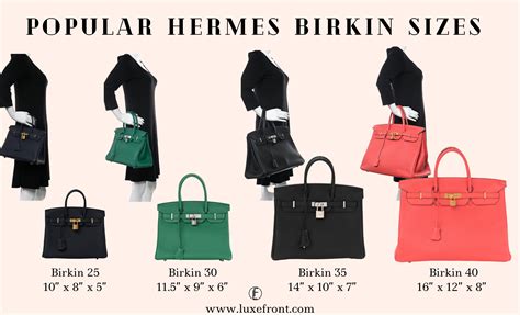 hermes birkin size guide|Hermes Birkin size comparison.